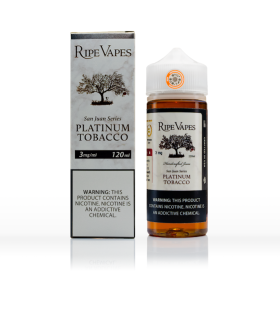 Ripe Vapes San Juan Platinum Tobacco 120ml 6mg & 12mg E-Likit | Orijinal Premium Likit | İlkSigaran1