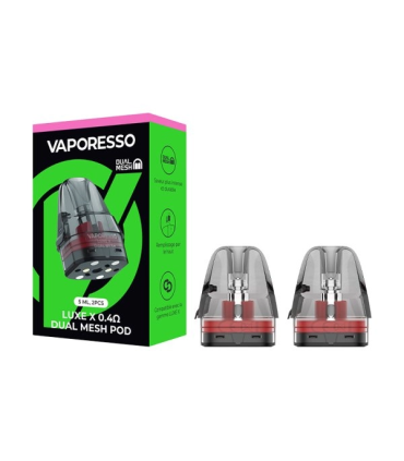 Vaporesso Luxe X Dual Mesh 0.4 Ohm Kartuş 5ml (2'li) | ilksigaran1