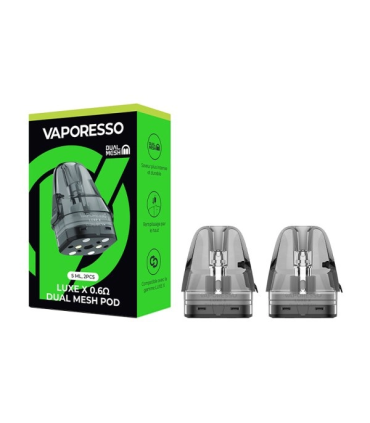Vaporesso Luxe X Dual Mesh 0.6 Ohm Kartuş 5ml (2'li) | ilksigaran1