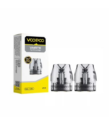 Voopoo Vmate X Kartuş 1.0 Ohm 3ml (Top-Fill 2'li Paket) | İlksigaran1