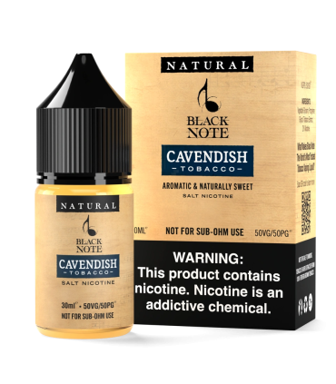 Black Note Cavendish Salt Likit 30ml (30mg / 50mg) | İlkSigaran1