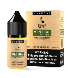 Black Note Menthol Tobacco Salt Likit 30ml (30mg / 50mg) | İlkSigaran1