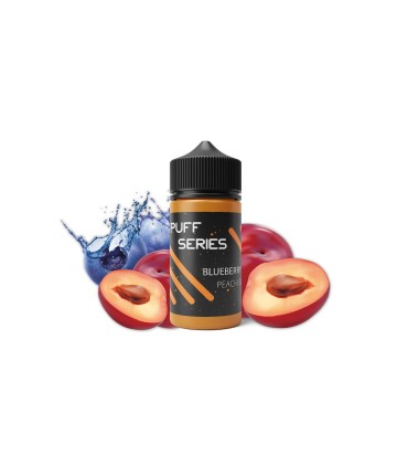 Yerli Puff Series Blueberry Peach Slush Salt Likit 30ml | İlkSigaran1