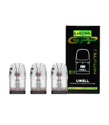 Uwell Caliburn GPP 0.4 Ohm Yedek Kartuş (3ml - 4'lü Paket) - ilksigaran1